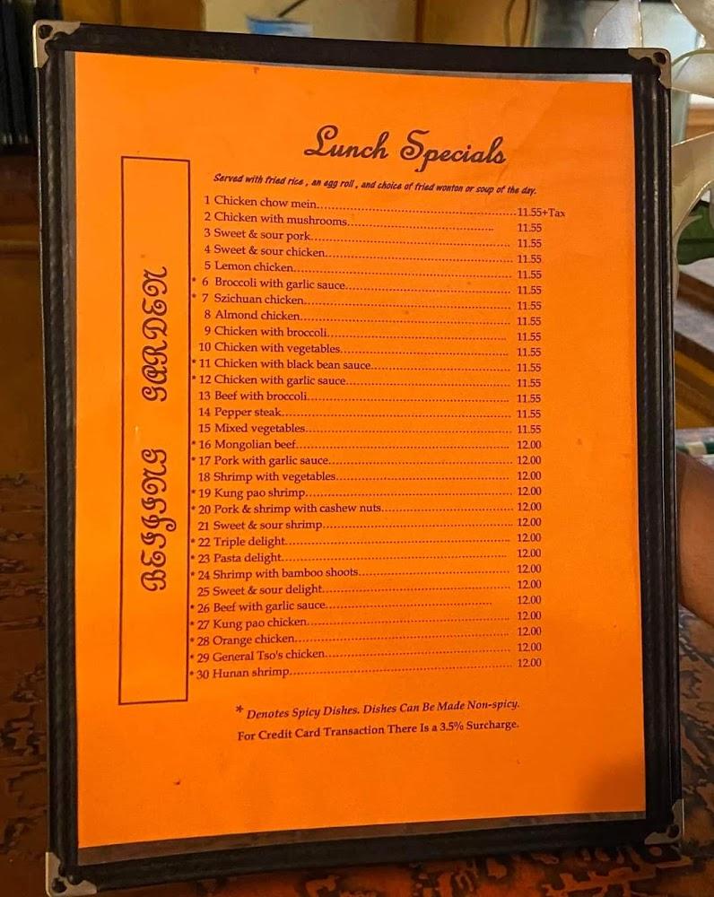 Beijing Garden Menu image 4